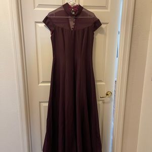 Formal Dress with Sheer Top